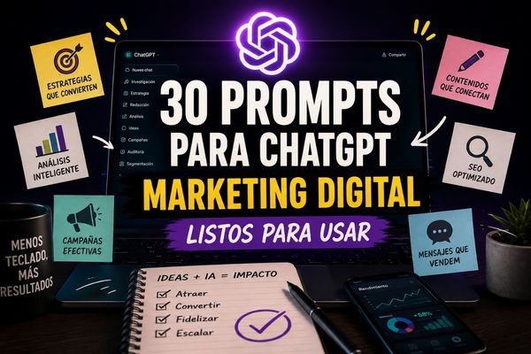 30 prompts chatgpt para marketing digital