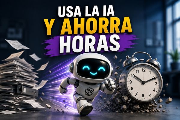 usar la IA para ahorrar tiempo en el trabajo